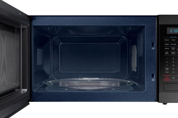 Samsung - 1.2 cu. ft. Countertop Convection Microwave with PowerGrill - Black - Image 4