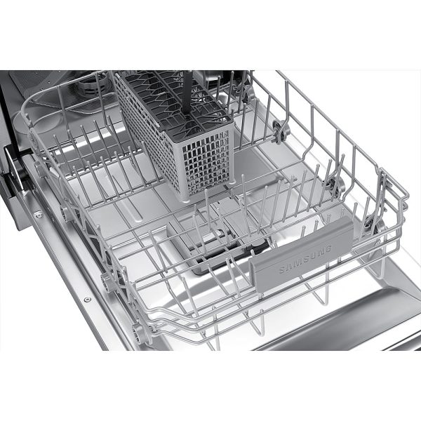 Samsung - 18" Compact Top Control Built-in Dishwasher with Stainless Steel Tub, 46 dBA - Stainless steel - Image 3