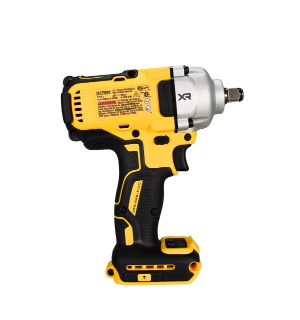 DEWALT 20-Volt MAX XR Cordless 1/2 in. Impact Wrench (Tool-Only) (DCF891B) - Image 4