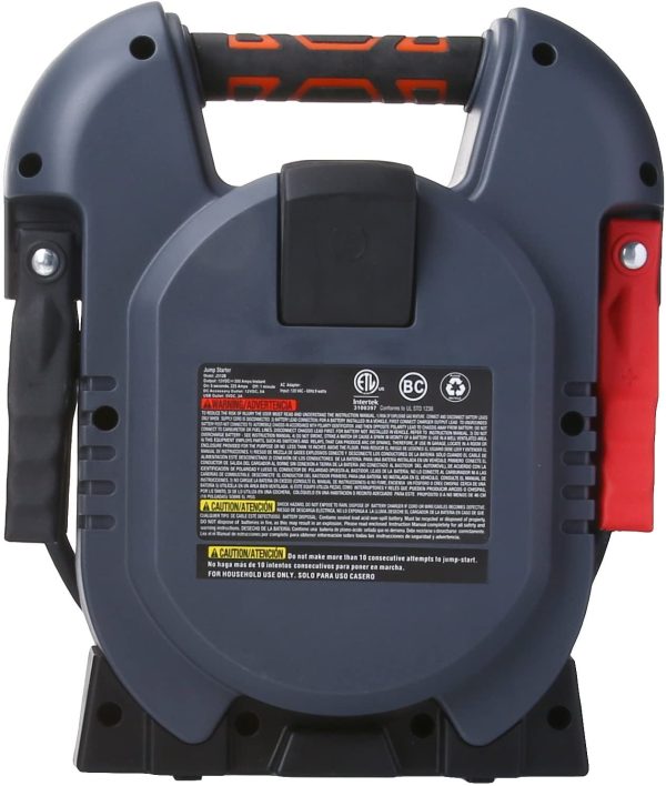 BLACK+DECKER J312B Power Station Jump Starter: 700 Peak/300 Instant Amps, USB Port, Battery Clamps - Image 5