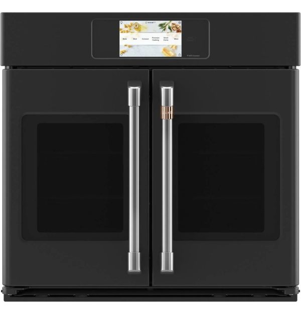 Café CTS90FP3ND1 30 inch Matte Black Single Convection Smart Electric Wall Oven