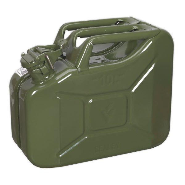 Sealey Jc10G Jerry Can 10Ltr - Green