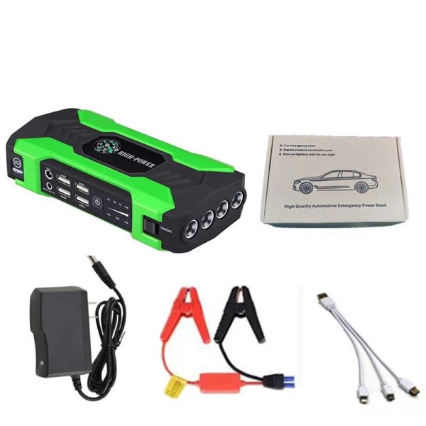 1000A Powerful Car Power Bank 12V Portable Booster Jump Starter Portable Car Jump Starter Powerbank Vehicle Auto Tools - Image 8