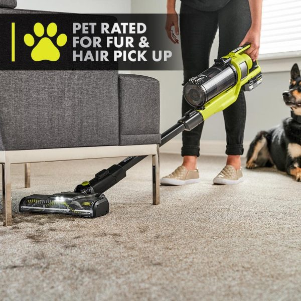 ONE+ HP 18V Brushless Cordless Pet Stick Vacuum Cleaner Kit with 4.0 Ah HIGH PERFORMANCE Battery and Charger PBLSV716K - Image 10