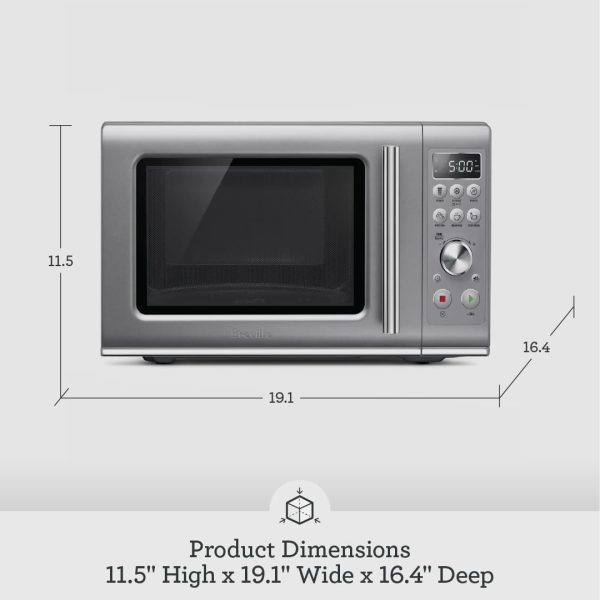 Breville BMO650SIL1BUC1 Compact Countertop Microwave - Image 6