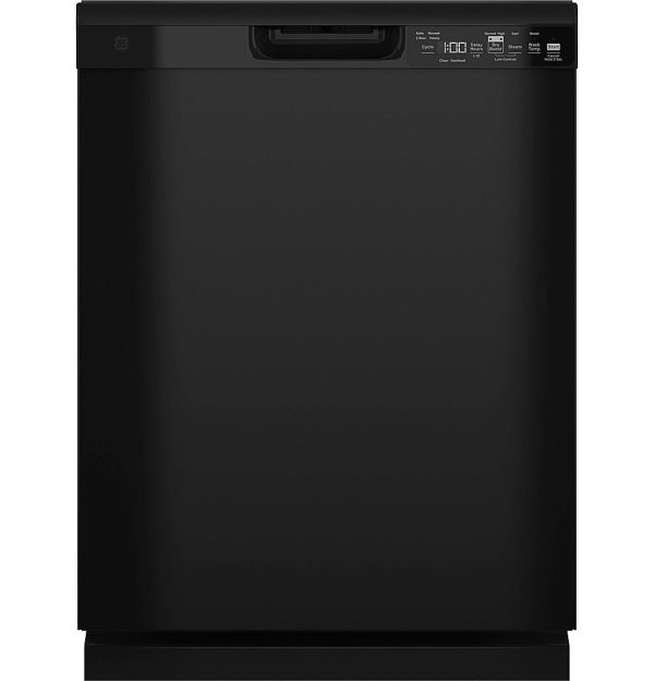 GE - Front Control Built-In Dishwasher, 52 dBA - Black - Image 9