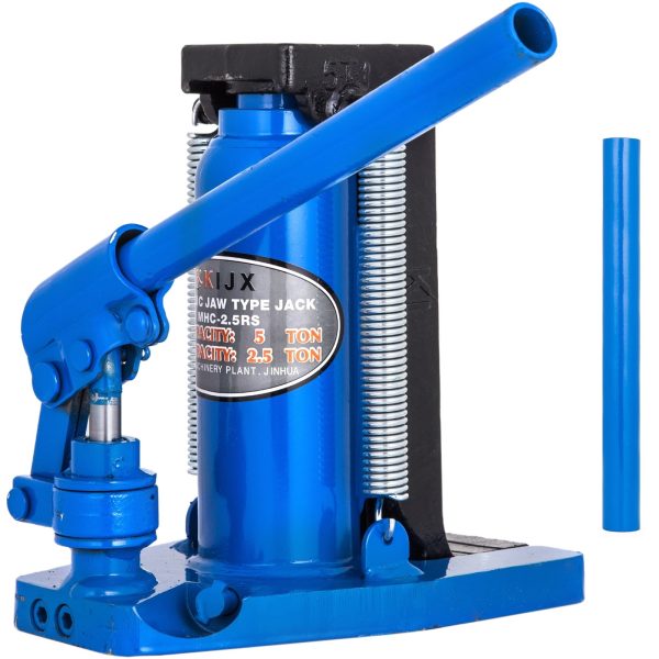 BENTISM Toe Jack Lift Hydraulic Machine Toe Jack Lift Air Hydraulic Toe Jack Proprietary Heat-Treated Steel (2.5-5Ton Blue)