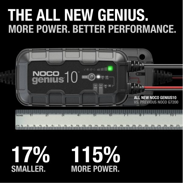 NOCO GENIUS10 6V/12V 10A Smart Battery Charger and Maintainer - Image 2