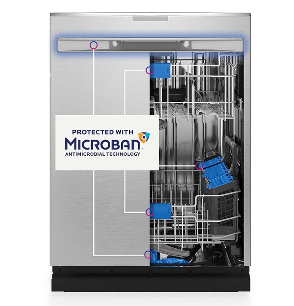 GE Profile - Top Control Built-In Stainless Steel Tub Dishwasher with 3rd Rack and Microban, 42dBA - Stainless steel - Image 14