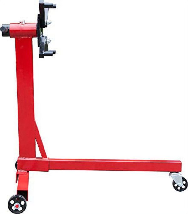 BIG RED 3/8 Ton (750 lb) Steel Rotating Engine Stand with 360 Degree Rotating Head, Red, T23401 - Image 3