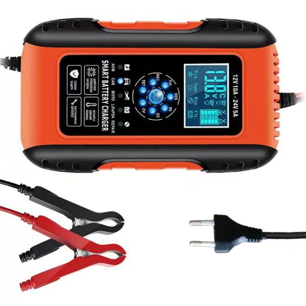 12/24V Car Automatic Battery Charger AGM GEL Intelligent Pulse Repair Starter - Image 11