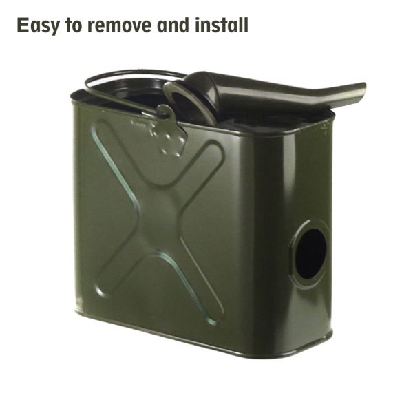 EUBUY 15L Metal Jerry Can with Handle for Water Petrol Oil Water - Image 8