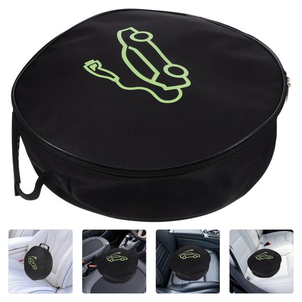 Gongxipen Round Cable Storage Bag EV Cable Bag Portable Cable Storage Bag Polyester Cable Pouch - Image 3