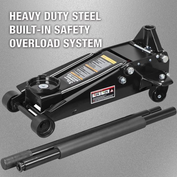 Torin 3 Ton Car Floor Racing Jack Hydraulic Trolley Jack Heavy Duty with Reinforced Lifting Arm,W830023EB - Image 3