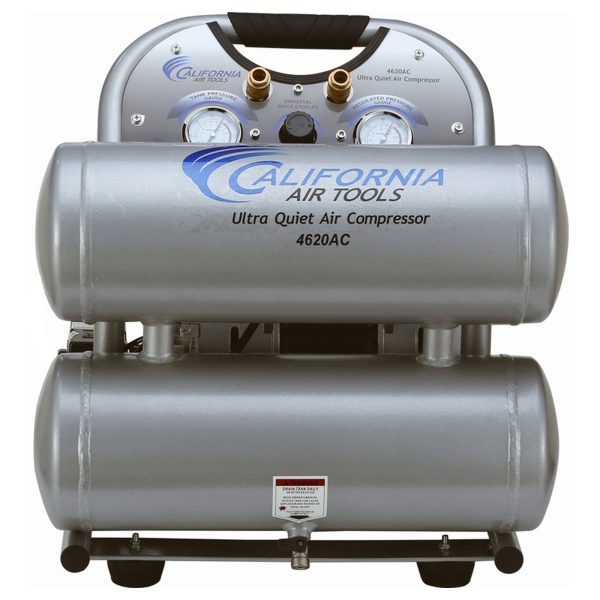 California Air Tools 4620AC 4.6 Gallon 2 HP Portable Air Compressor - Image 2