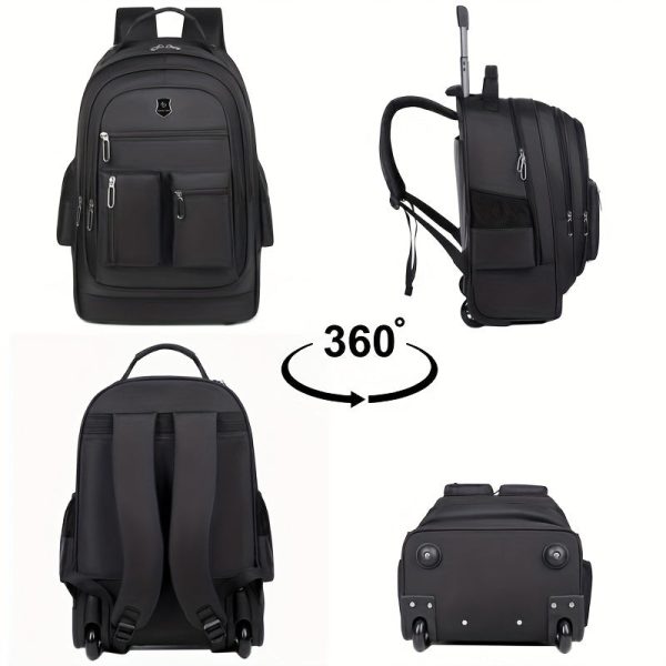 Large Capacity Wheeled Travel Backpack - Image 8