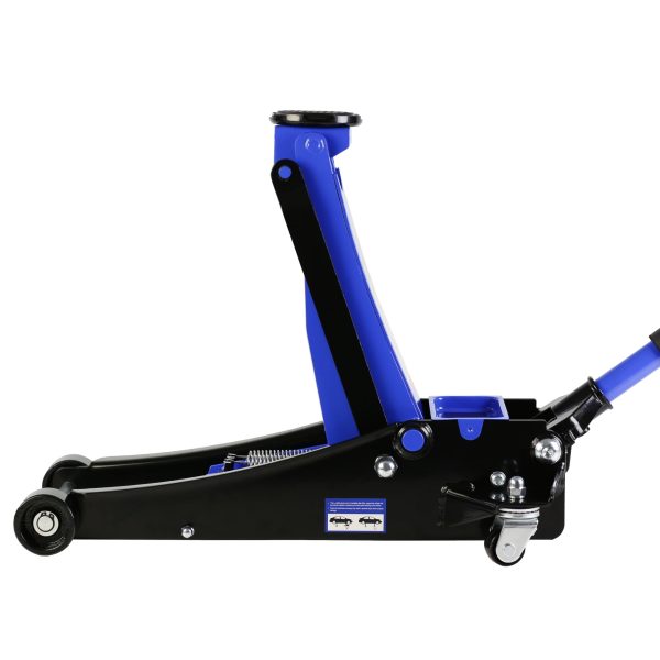 Sesslife Blue Low Profile Floor Jack, 3 Ton Capacity, Heavy Duty Steel Racing Car Floor Jack with Dual Piston Quick Lift Pump, Hydraulic Floor Jack Lifting Range 3.3"-19.7" - Image 7