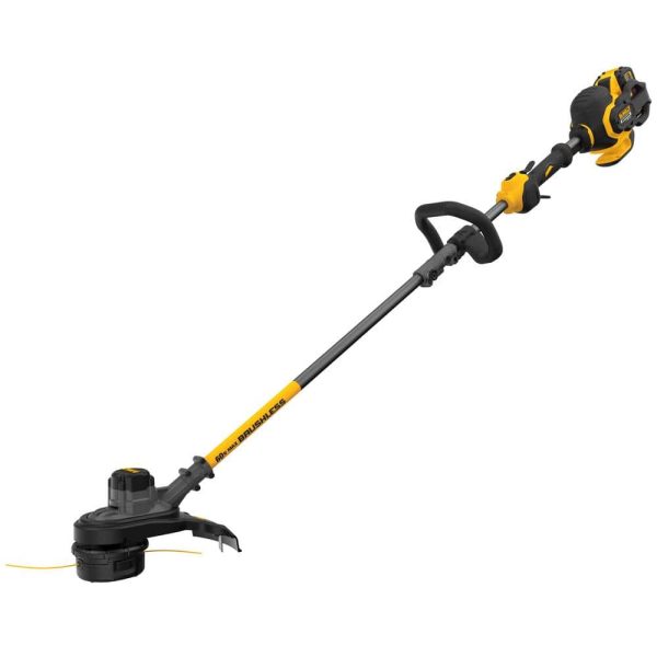 60V MAX Brushless Cordless Battery Powered String Trimmer Kit with (1) FLEXVOLT 3Ah Battery & Charger DCST970X1S