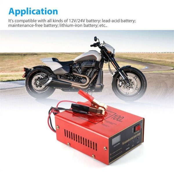 Maintenance Free Battery Charger 12V/24V 10A 140W Output For Electric Car Pro - Image 10