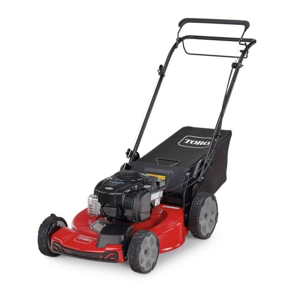 Toro 21442 22 in. Recycler Briggs and Stratton High Wheel FWD Gas Walk Behind Self Propelled Lawn Mower with Super Bagger - Image 3