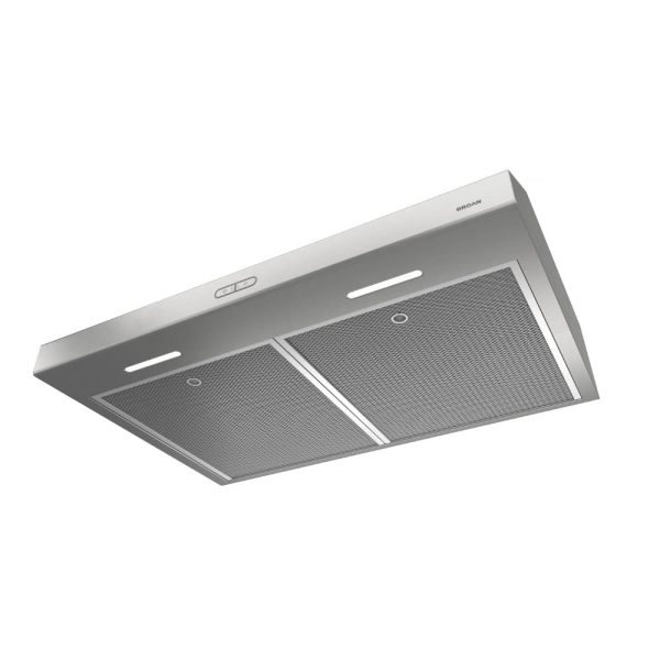 Broan BCDF136SS Glacier 36 inch Stainless Under Cabinet Range Hood - Image 3