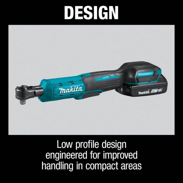 3/8 in./1/4 in. 18V LXT Lithium-Ion Cordless Square Drive Ratchet (Tool-Only) XRW01Z - Image 6