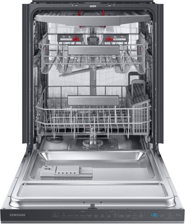 Samsung - Linear Wash 24" Top Control Built-In Dishwasher with AutoRelease Dry, 39 dBA - Black stainless steel - Image 18