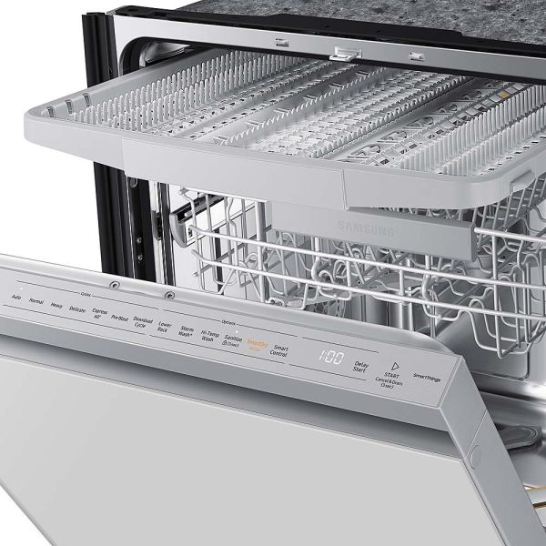 Samsung - Bespoke Smart 42dBA Dishwasher with StormWash+ and Smart Dry - Custom Panel Ready - Image 7