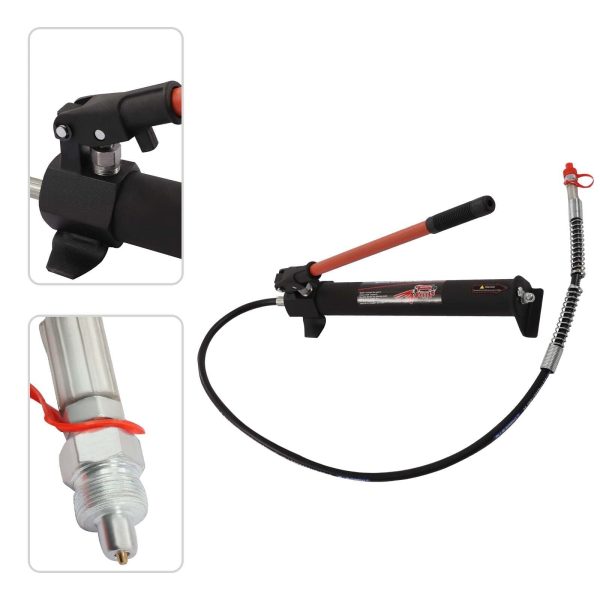 DENEST 10T Porta Power Hydraulic Jack Body Frame Repair Auto Shop Tool Lift Ram - Image 11