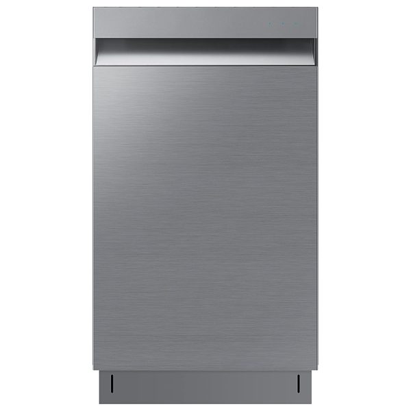 Samsung - 18" Compact Top Control Built-in Dishwasher with Stainless Steel Tub, 46 dBA - Stainless steel - Image 19