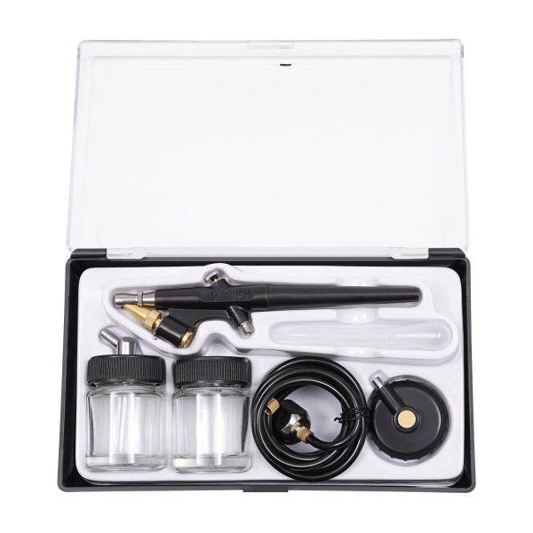 Airbrush Spray Booth Kit With LED Light & Filter Hose for Model Painting Airbrushing Set - Image 17