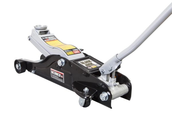 Black Jack 2.5 Ton Low Profile Floor Jack Black/Silver, T825010W - Image 3