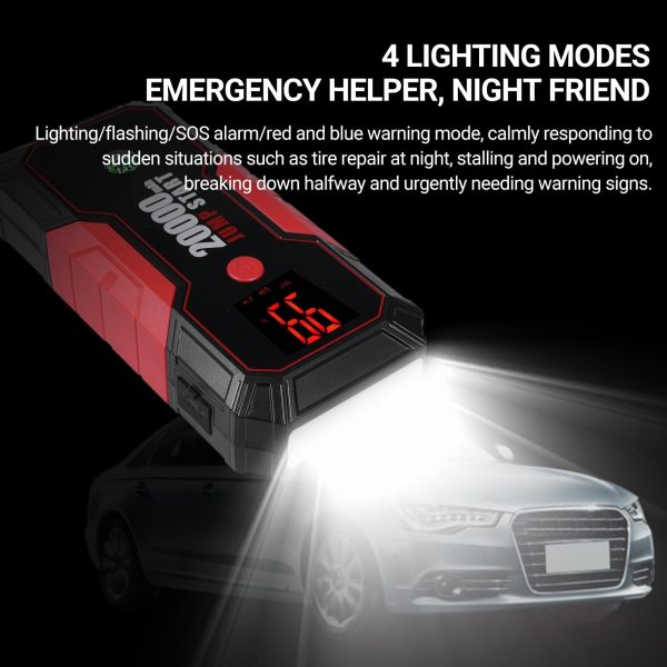 Lepmerk Emergency supply, SupplyBank Portable Car Jump 600a Current 20000 MahAuto Portable Bank Portable 12v Auto Battery With Portable 12v Auto 12v Auto Battery Dn13 - Image 4