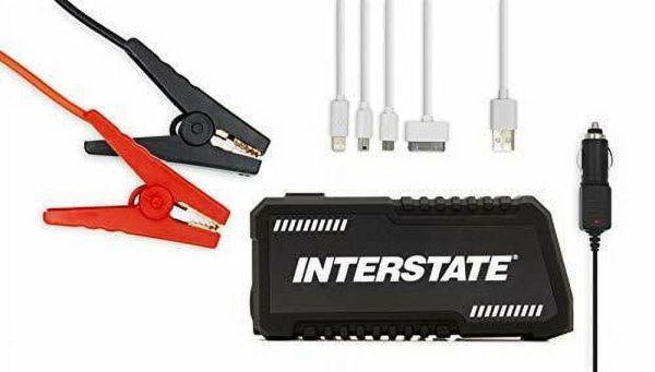 Interstate Charge & Go Jump Starter/Mini Booster Pack - USB Output PWR7010 650A