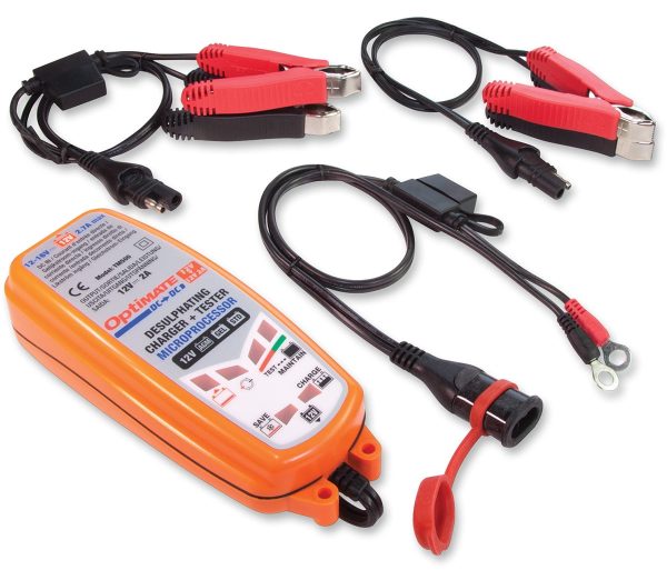 Tecmate OptiMate DC-Duo 12V/12.8V 2A DC- Battery Charger/Maintainer (TM-500V3)