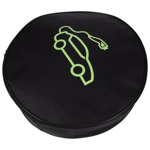 Gongxipen Round Cable Storage Bag EV Cable Bag Portable Cable Storage Bag Polyester Cable Pouch - Image 4