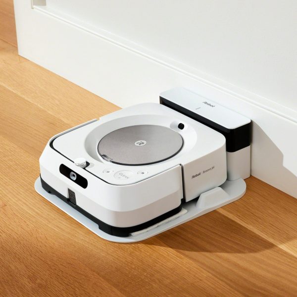 iRobot - Braava jet m6 Wi-Fi Connected Robot Mop - White - Image 9