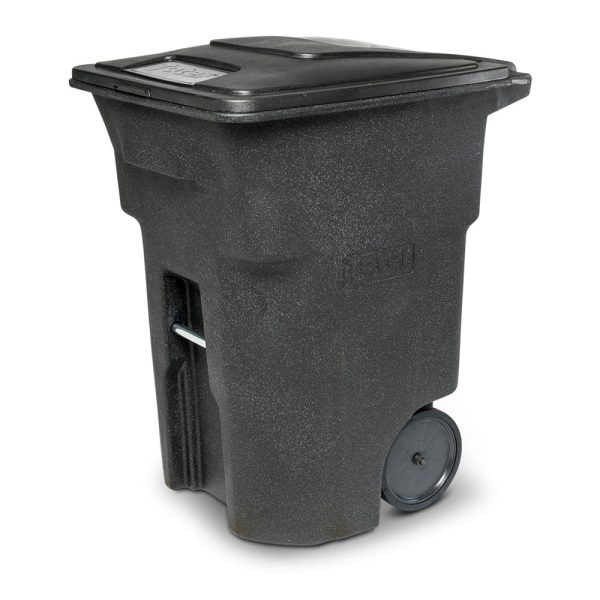 Toter 96 Gallon Trash Can with Smooth Wheels and Lid ;💝 Last Day For Clearance