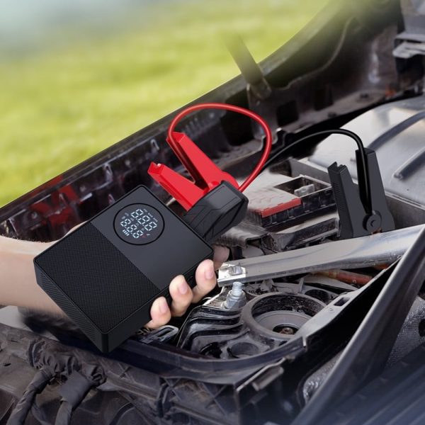 Jump Starter with Air Compressor,DFITO 1000A 12V Battery Jump Starter with 150PSI Digital Tire Inflator, Up to 8.5L Gas & 5.0L Diesel Engines, Visible LCD Screen - Image 17