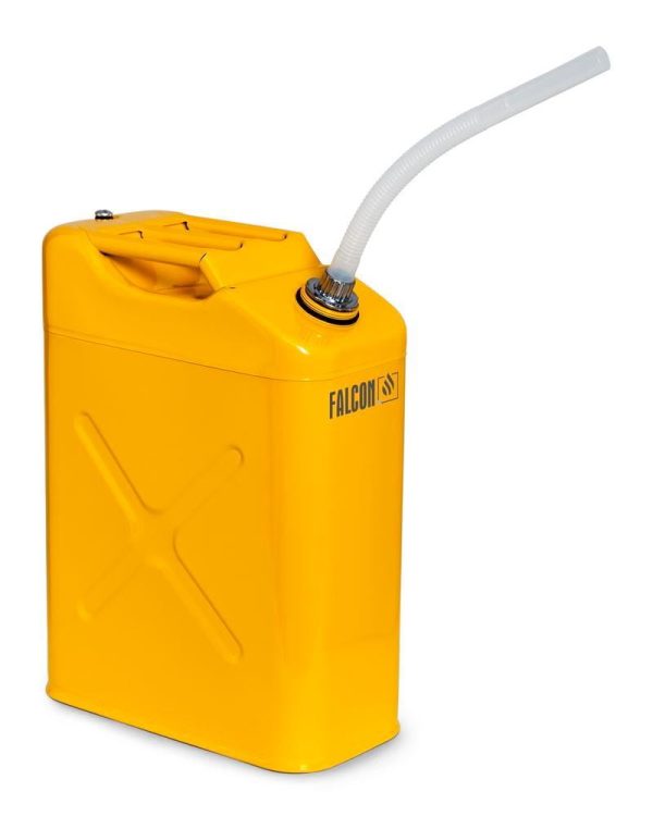 DENIOS Safety Canister - Dispensing Nozzle - Yellow - Steel - 20 Liter