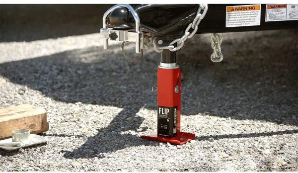 Southwest Wheel 5,000 lbs Side Wind RAM A-Frame Trailer Jack w/ 6" Flip Foot - Image 8