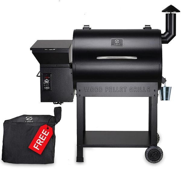 Z Grills - Wood Pellet Grill and Smoker 694 sq. in. ZPG-7002B - Black - Image 10