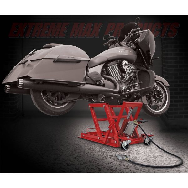 Extreme Max 5001.5041 Pneumatic, Hydraulic Motorcycle, ATV Jack, 1500 lb. Capacity - Image 3