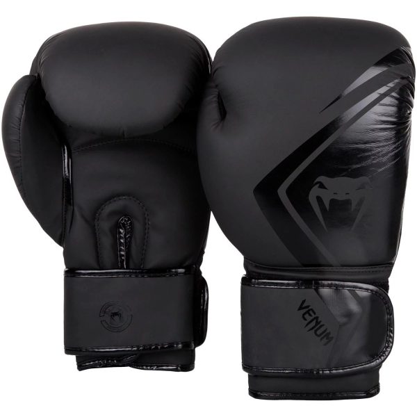 Venum Contender 2.0 Boxing Gloves - Black - 16 oz - Adult - Image 4