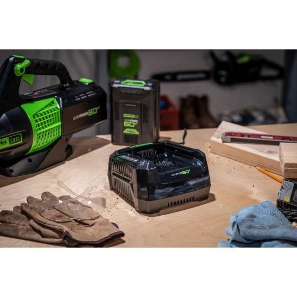 GreenWorks 60V 6 Amp UltraPower Rapid Battery Charger - Image 2