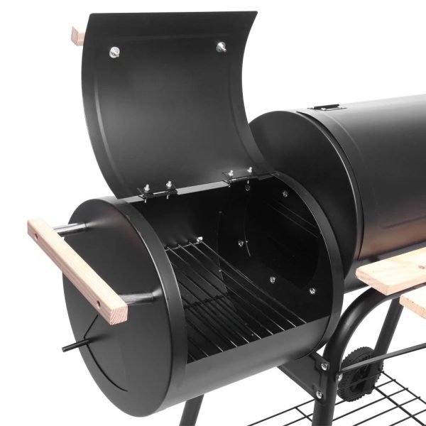 UBesGoo Charcoal Grill Portable BBQ Grill and Offset Smoker Steel BBQ Pit Outdoor for Camping, Black - Image 8