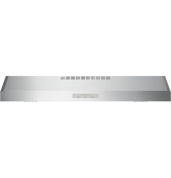 GE Profile - 36" Convertible Range Hood - Stainless steel