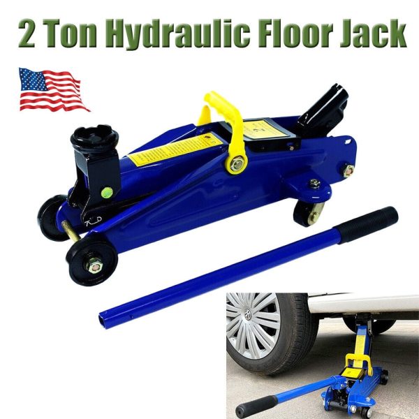 Dayplus Heavy Duty 2Ton Hydraulic Floor Jack For Car Van SUV Lift Trolley Jack W/ Case