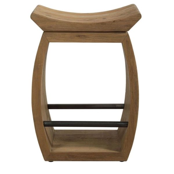 25 inch Modern Wood Counter Stool Bailey Street Home 208-Bel-4361902