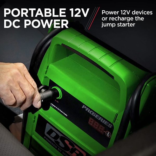 Schumacher Electric DSR141G Battery Jump Start 2000 Peak Amp Agm, Green - Image 3